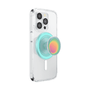 PopSockets Phone Grip for MagSafe, Magnetic Holder, Phone Stand, Light Blue - Boca Aura
