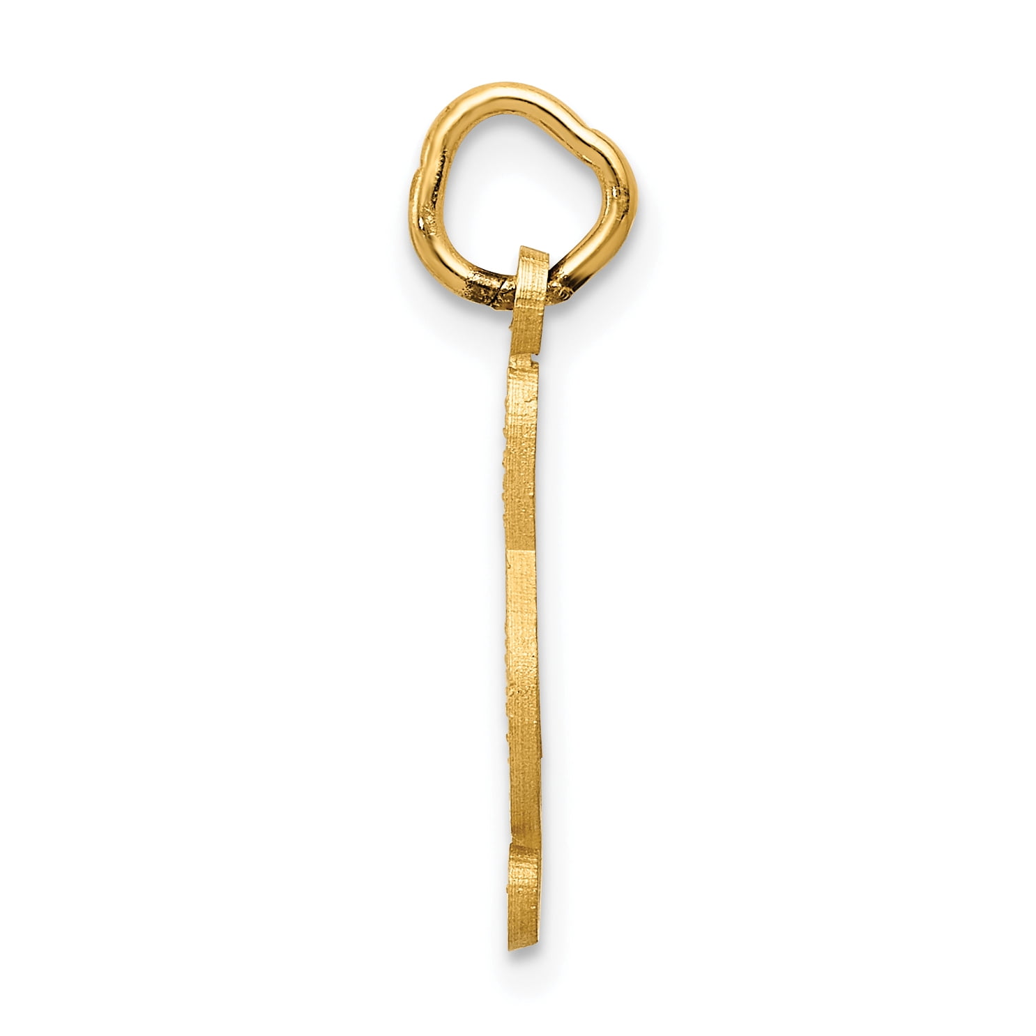 FJC Finejewelers 14k Yellow Gold Treble Clef Charm