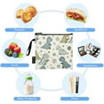 thumbnail image 5 of Dailycode Reusable Ziploc Bags Leakproof Sandwich Snack Freezer Bags Cartoon Little Dinosaur and Daisy 3 pack, 5 of 7