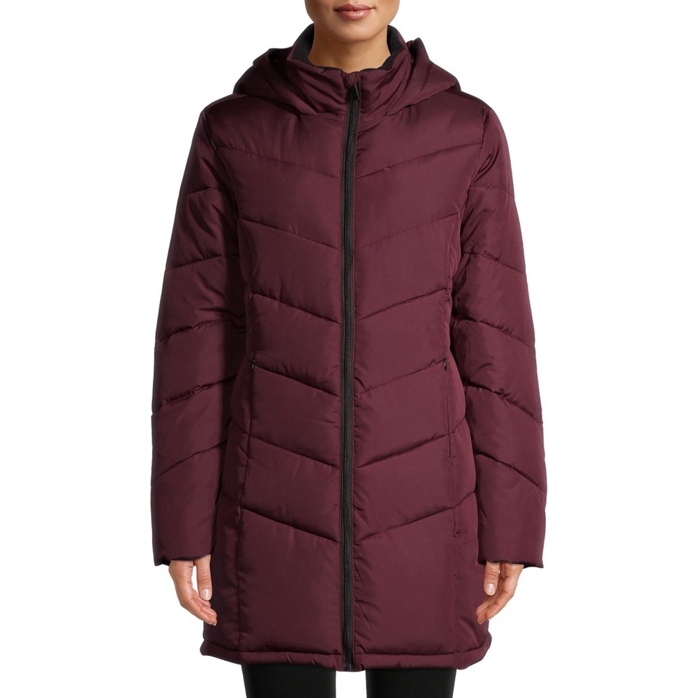 Big Chill Big Chill Women's Chevron Quilted Puffer Coat