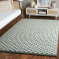 thumbnail image 2 of SAFAVIEH Vermont Jilliean Diamond Quatrefoil Area Rug, Green/Ivory, 4' x 6', 2 of 8