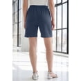 thumbnail image 2 of Roaman's Women's Plus Size Soft Knit Pull-On Short, 2 of 5