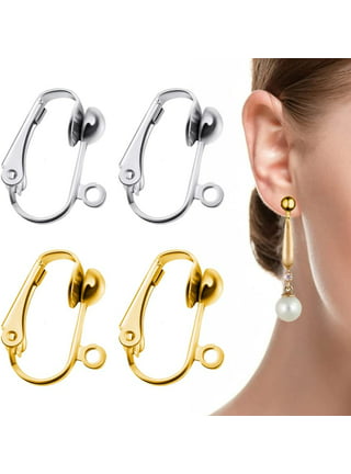 30pcs Earring Clip Backs Copper Clip-on Earring Converter Earring