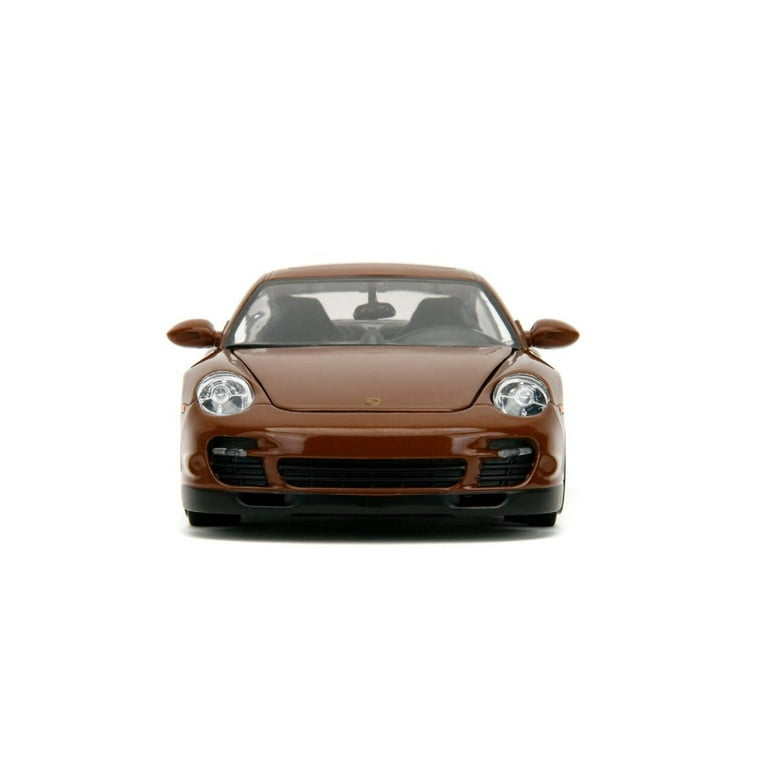 JADA M&M's ブラウン & ポルシェ911ターボ Jada Toys Hollywood Rides: Ms. Brown M&M & Porsche 911 Turbo
