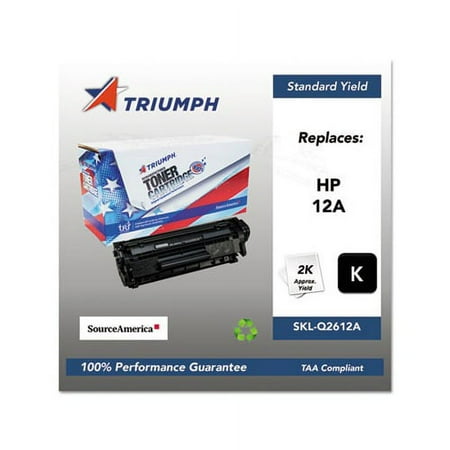 UPC: 0808736558136 | HP 12A (Q2612A) Toner Cartridge  Black
