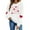 White, variant on FAWUUDO Valentines Day Shirts Women Valentine Crewneck Sweatshirts Love Heart Sweatshirt Valentine's Long Sleeve Tops White XL