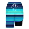 thumbnail image 6 of NTACZA Mesh Lining Shorts for Men Quick Dry Board Shorts Drawstring Graphic Mens Trunks XL, 6 of 6