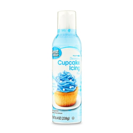 Great Value Blue Decorating Cupcake Icing, 8.4 oz