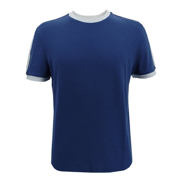 Playera George para Hombre Raya en Manga Acero Talla G