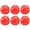 Red, variant on MOMOJIA 6PCS Professional Baseball Practice Balls Set 74mm Light Weight Construction for Kids Training Enhances Safety Design