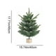 thumbnail image 3 of Árbol De Plástico Árbol de Navidad de mesa de 45 cm, artificial, de plástico, para decoración de interiores y fiestas navideñas (1 unidad) Rkxzt, 3 of 9