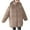 A01-Coffee, variant on Up To 60% Off Winter Coat for Woman Hooded Quilted Mid-Length Puffer Jacket Padded Warm Thickened Down Jacket Lightweight Zip Up Casual Parka Coat