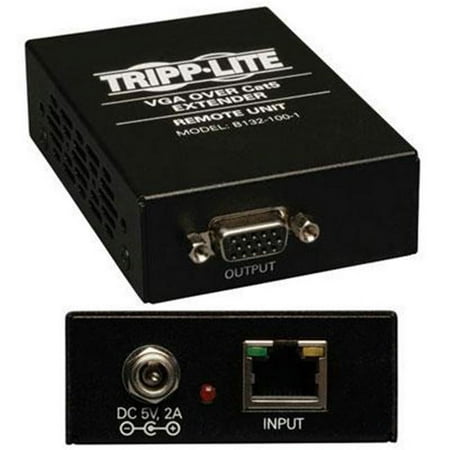UPC: 0037332160126 | Tripp Lite VGA over Cat5/Cat6 Video Extender Receiver 1920 x 1440 1000 – 1 Input Device – 1 Output Device – 1000 ft Range – 1 x Network (RJ-45) – 1920 x 1440 – Twisted Pair – Wall Mountable Rac