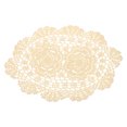 thumbnail image 1 of Decorative Crochet Placemat Cotton Lace Table Mat Dinning Table Ornament, 1 of 9