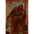 thumbnail image 3 of Jan Matejko 11x14 Black Modern Framed Museum Art Print Titled - Sketch for the Painting ‘Wacław Wilczek During the Defence of the Benedictine Monastery in Trzebice in Moravia in 1468 Against Maciej K, 3 of 5