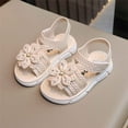 thumbnail image 7 of Toddler Girls Sandals Daily Footwear Durable Vacation Slip On Summer Girls Shoes for Kids Size 4.5-5T, 7 of 7