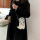 thumbnail image 5 of Bolso Bandolera Informal Botas Navideñas Hobo Elegante PU Con Forma, 5 of 9