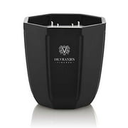Dr Vranjes Ambra 200 g / 7 oz, Scented Candle, Glass Vessel Hand-Made, Octagonal Form, Color Black, Made in Italy