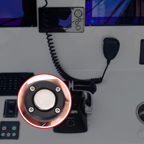 Soporte Magnético Para Micrófono De Radio Móvil Para Coche, Colgador De Micrófono CB Con Parte Trasera Adhesiva Para TK768G TK868G PMMN4090 HMN3596A HLN9073 RMN5052A
