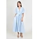 thumbnail image 4 of Vestido midi escote en V Roman Fashion /Juvenil, 140 (Azul cielo) azul cielo G, 4 of 5