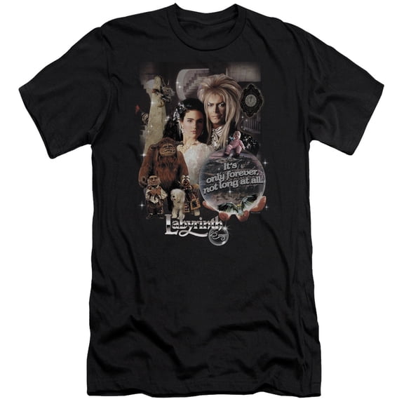 Labyrinth 25 Years Of Magic S/S Adult 30/1 T-Shirt Black