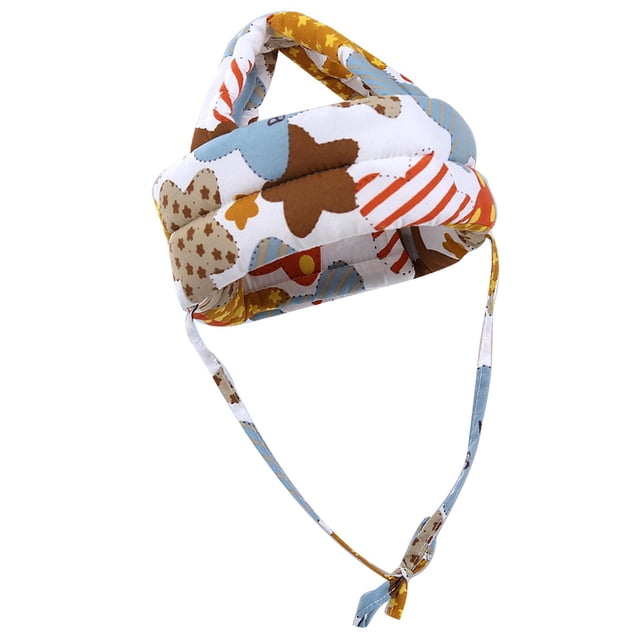 Gorro de protección para bebés, gorro transpirable, cojín para la cabeza, casco suave para la cabeza , gorro protector para , bebés, patrón de estrella Macarena sombrero de protección
