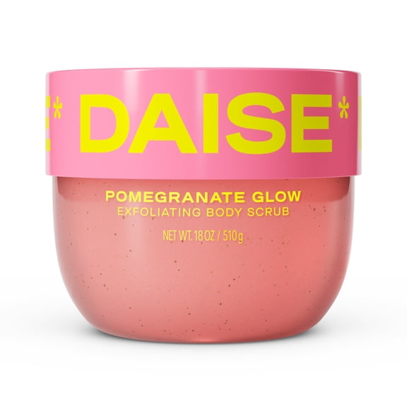 DAISE Exfoliating Body Scrub in Pomegranate Glow, For Soft Glowing Skin, 510 g