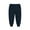 Navy, variant on Virmaxy Toddler Baby Boys Cotton Sweatpants Solid Color Casual Sports Pants With Pocket Winter Fall Warm Fashion Pants For Kids Black 7Y