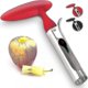 thumbnail image 1 of Apple Corer, Apple Corer With Abs Handle, Food-grade Stainless Steel Blade And Serrated Edge, Practical Apple Corer (red) - GXCC, 1 of 5