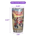thumbnail image 5 of Be My Valentine's Schnauzer Truck Full of Love Flower Balloon 20oz Stainless Steel Tumbler Insulated Cup with Lid Miniature Schnauzer Dog Lover - 02029, 5 of 5