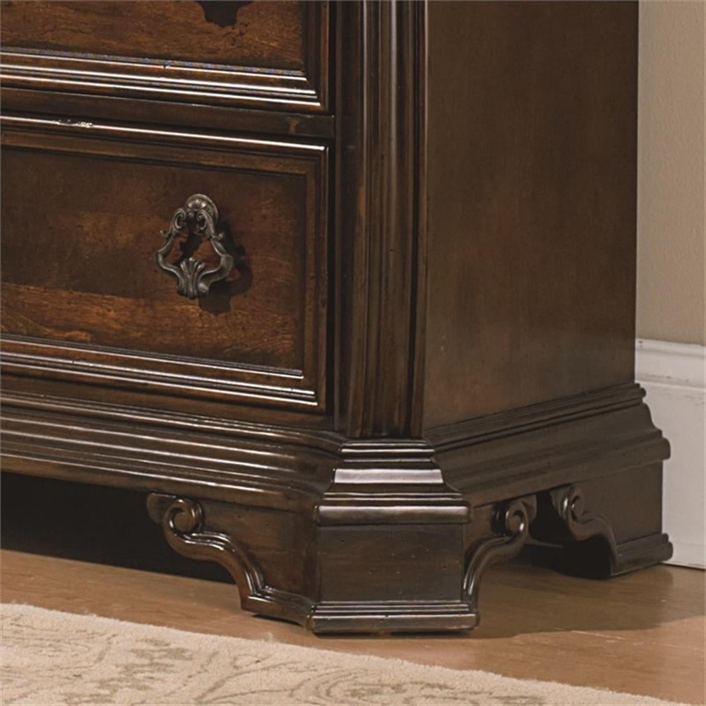 Arbor Place Dark Brown Wood Night Stand