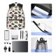 thumbnail image 4 of Easygdp Various Turtle Mochila Casual para Portátil, Mochila para Escuela, Viajes, Negocios, 4 of 6