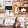 thumbnail image 5 of Automatic  Feeder with Camera: 8L/33 Cups 5G WiFi Timed  Dispenser for Medium Dogs - 1080P  Night Vision Video Recording 2-Way Audio APP Control, 5 of 6
