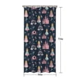 thumbnail image 5 of Dark Blue Princess Castle Night Pattern Shower Curtain 36"x72" ,Bathroom Decorative Shower Curtains Set with 12 Hooks,Modern Waterproof Washable Shower Curtain, 5 of 6