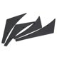 thumbnail image 3 of Set of 4 universal black front bumper spoilers, 3 of 4
