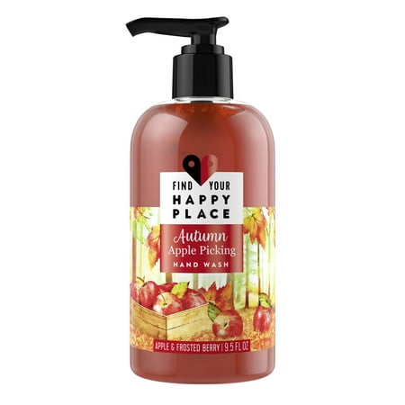 Find Your Happy Place Autumn Apple Picking Liquid Hand Wash Apple and Frosted Berry 9.5 oz