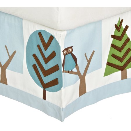 Dwell Studio Sham - DwellStudio Patterned Canvas Crib Skirt, Owls Sky..., By Dwell Studio Ship from US