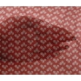 thumbnail image 4 of oneOone Viscose Chiffon Red Fabric Chevron Bandhani Sewing Craft Projects Fabric Prints By Yard 42 Inch Wide, 4 of 4