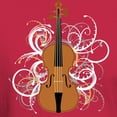 thumbnail image 3 of CafePress - Violin Dark T Shirt - Men's Classic Graphic Cotton T-Shirt, 3 of 4