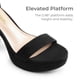 thumbnail image 3 of Sandalia para Mujer DREAM PAIRS DWUMHS2508 Tacón de 10 cm en Gamuza Negra, 3 of 7