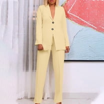 purcolt Womens Suit 2 Piece Slim Fit Outfits Suits Professional Blazer with Pants Dressy Casual Suiting Business Office Sets for Work