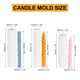 thumbnail image 2 of Molde de Vela Cónica Uxcell 3D, Molde de Vela Cónica Retorcida de Silicona, Moldes de Vela Cónica 3Pack, 2 of 6