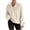Beige, variant on Diufon Fleece Sweatshirts for Women Long Sleeve Quarter Zip Pullover Tops Fall Fashion Winter Warm Clothes