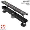 thumbnail image 3 of Linear Shower Drain - 24", 3 of 5