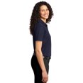 thumbnail image 3 of Port Authority Ladies Dry Zone Ottoman Polo-L (Navy), 3 of 6