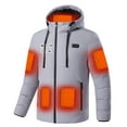 thumbnail image 4 of Jinhomg Winter Jacket for Men Women Full Zip Up Hooded Coats Lightweight USB Electric Puffer Coat Warm Winter Heating Outerwear, 4 of 6