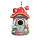 thumbnail image 1 of Casita colgante para pájaros, decoración de jardín exterior, resina, con forma de pájaro, novedosa casita decorativa para pájaros, nido para, 1 of 7