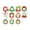color, variant on Virelaxpo Christmas Wooden Frame Hanging Ornament Set for Tree and Home Decoration, 11 Pieces Festive Photo Display Ornaments to Enhance Holiday Atmosphere