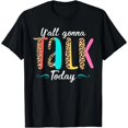 thumbnail image 1 of Camiseta de Terapeuta del Habla con Estampado de Leopardo para Mujer - SLP, 1 of 7