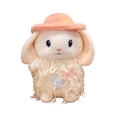 thumbnail image 2 of ddioayh Clearance Easter Hat White Rabbits Doll Plushs Toy Little Rabbits Snow Rabbits Doll Children's Companion Soothing Cloth Doll, 2 of 6